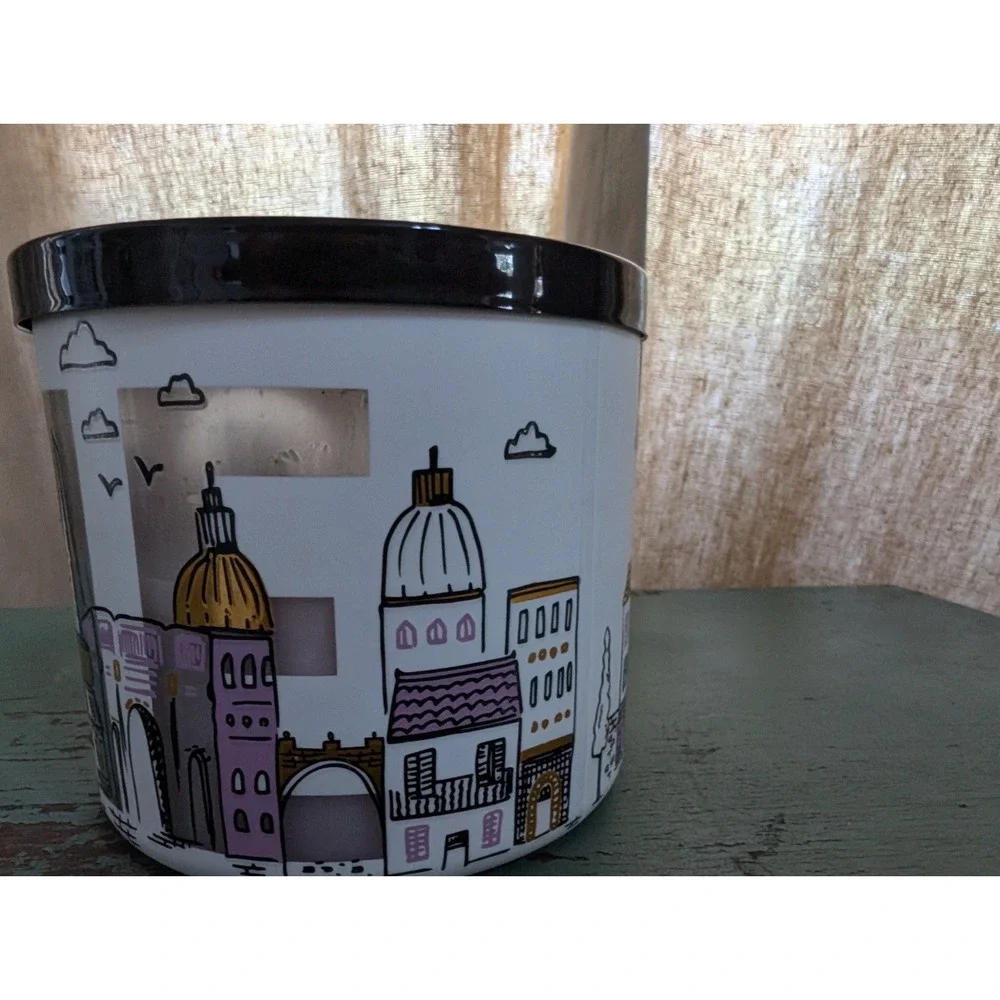 Bath & Body Works ROME PIZZERIA 3-Wick Large Candle‎ 14.5 Oz Over Half Full
